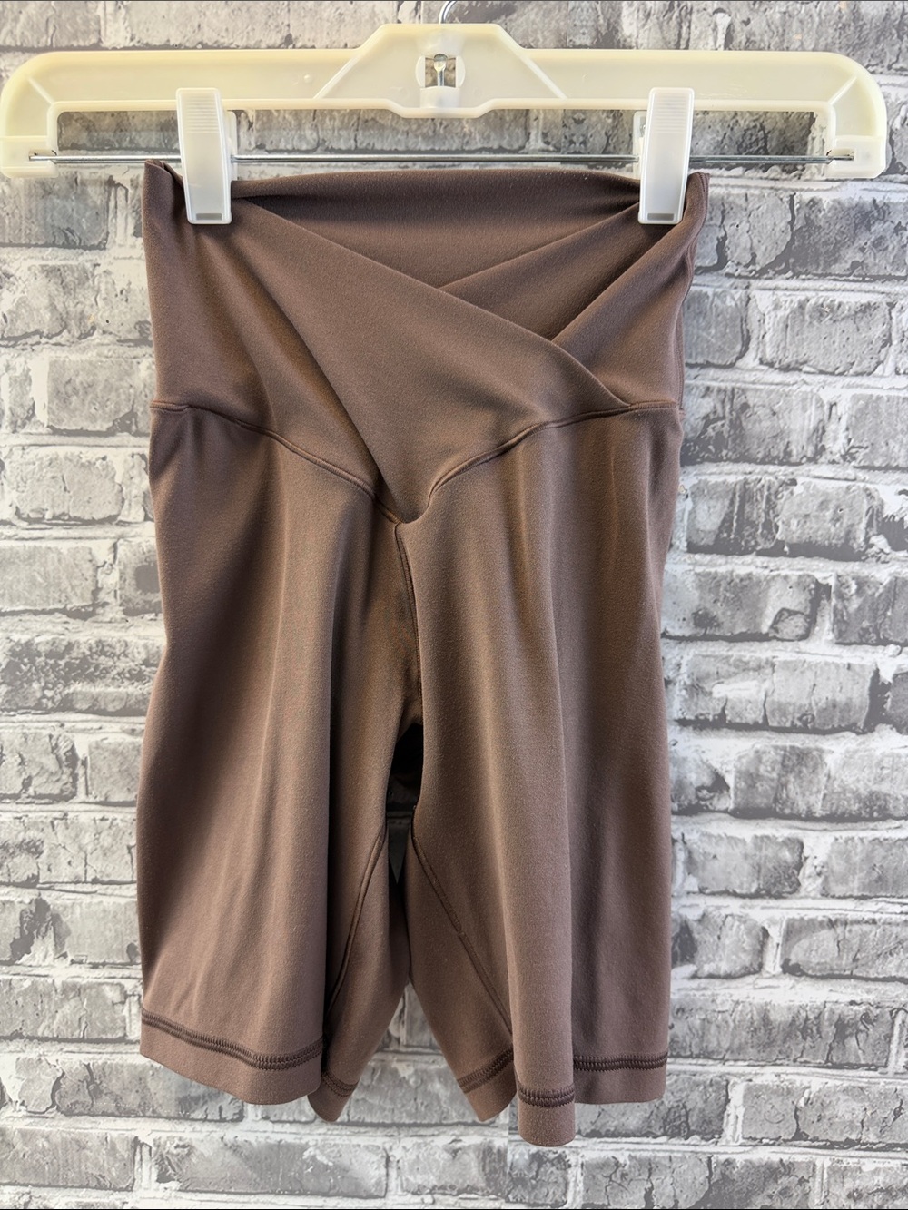 Aerie High-Waist Women's Bike Shorts in Brown